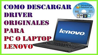 💻 Como DESCARGAR DRIVER ORIGINALES PARA PC O LAPTOP LENOVO [upl. by Dnalyag]