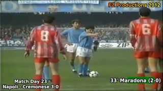 Road to Scudetto  19891990  SSC Napoli All Goals part 22 [upl. by Rosane54]