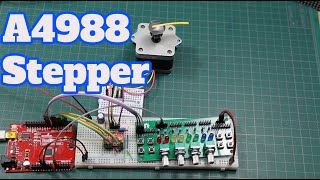 A4988 MicroStepping Driver with Arduino Uno [upl. by Ezirtaeb]