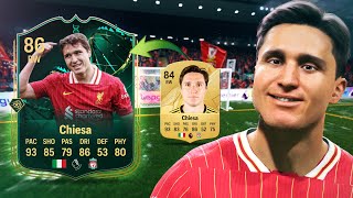 86 Evolution Chiesa gets even BETTER 🤯 FC 25 Player Review [upl. by Kirven583]