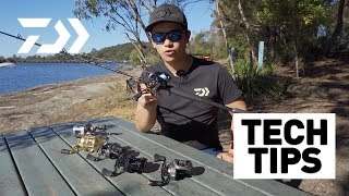 How to Set Up A Baitcaster Daiwa Tech Tips [upl. by Doolittle]