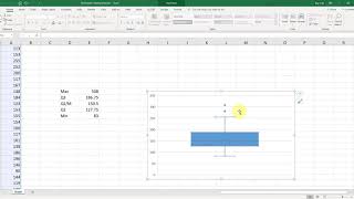 How to create BoxPlot using Excel [upl. by Mirabella480]