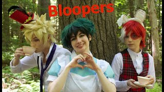 Deku in Wonderland BNHA BLOOPERS My Hero Academia cosplay [upl. by Mirak]