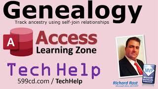 Microsoft Access Genealogy Database Track Ancestry Build a Family Tree Self Join [upl. by Rein]