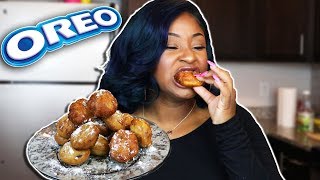 HOW TO MAKE FRIED OREOS THE EASIEST WAY [upl. by Nyliak]