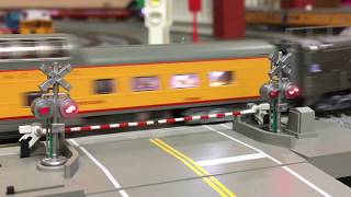 Kato N Scale Automatic Crossing Gate [upl. by Eckblad]