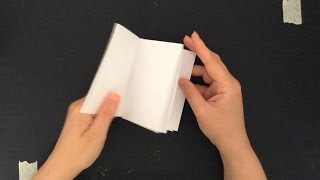 HOW TO MAKE A BOOK FROM A SINGLE SHEET OF PAPER [upl. by Lladnor608]