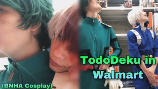 TodoDeku in Walmart BNHA Cosplay [upl. by Irah]