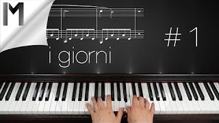 I Giorni  Piano Tutorial  Part 1  Ludovico Einaudi [upl. by Lednor421]