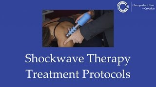 Introduction to Shockwave Therapy part 2  Treatment Protocols [upl. by Eolanda]