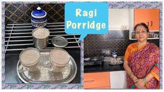 Ragi Porridge  Healthy Breakfast Recipe Traditional amp tasty [upl. by Enilemme]