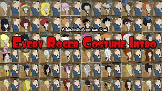 American Dad  Every Roger Intro Costume Abridged [upl. by Kreindler]