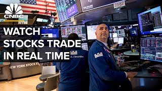 Watch stocks trade in real time after Dows third worstday ever– 3172020 [upl. by Ennybor565]