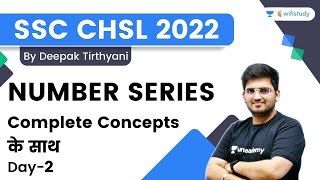 Number Series  Reasoning  SSC CHSL 2022  wifistudy  Deepak Tirthyani [upl. by Ester984]