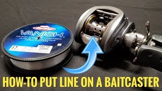 How To Put Line on a BAITCASTER [upl. by Otsenre]