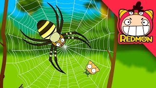 Spiders and flies  Insect world 13  Cartoons for Kids  REDMON [upl. by Rosalynd]