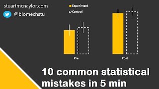 Ten Statistical Mistakes in 5 Min [upl. by Martel]