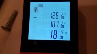 How to Use A Laser Distance Meter  Tacklife Advanced LDM 131Ft Review [upl. by Infeld]