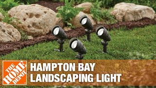 Hampton Bay Adjustable Landscaping Light  The Home Depot [upl. by Yvad247]