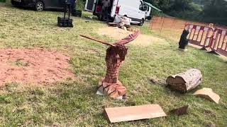 A fabulous range of wooden sculpture at Caerleon festival 2024 [upl. by Talbert836]