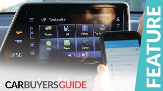 How to use Toyota Touch 2 multimedia system in the CHR [upl. by Aidnic]