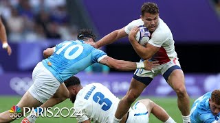 France v Uruguay  Paris Olympics 2024 Mens Rugby Highlights  NBC Sports [upl. by Lemyt]