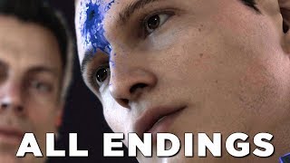 DETROIT BECOME HUMAN ALL ENDINGS quotTHE HOSTAGEquot Walkthrough Gameplay PS4 Pro [upl. by Deeanne]