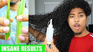 Aloe Vera DIY Hair Gel  INSANE Results  Must See [upl. by Persian]