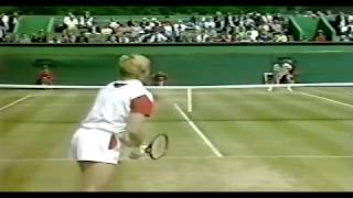 Boris Becker vs Jimmy Connors Final Queens 1987 [upl. by Ojahtnamas709]