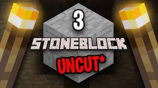 Minecraft StoneBlock Survival Uncut Ep 3 [upl. by Eibrad]