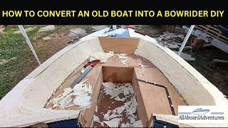 Boat conversion into Bowrider [upl. by Terrell]