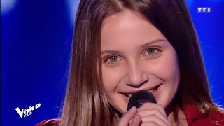 Carla Lazzari  The Voice Kids France 2018  Blind Audition FULL AUDITION [upl. by Haden]