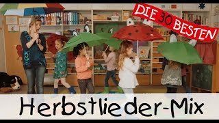 Herbstlieder KinderliederMix  Singen Tanzen und Bewegen [upl. by Penoyer24]