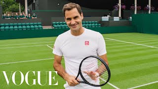 73 Questions With Roger Federer  Vogue [upl. by Coney]