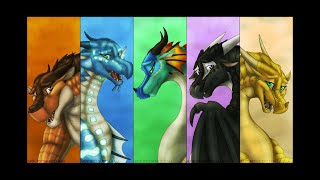 WINGS of FIRE character theme SONGS part 1 OLD [upl. by Jem]