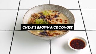 Cheats Brown Rice Congee Recipe  delicious Australia [upl. by Weasner]