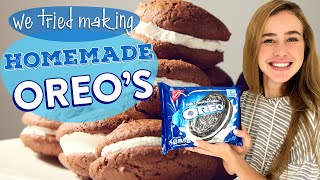 Homemade Oreos Are Easier Than You Think  DIY Homemade Oreo Cookies [upl. by Mattheus]