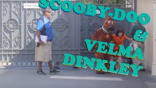 ScoobyDoo amp Velma Dinkley at Universal Studios Hollywood [upl. by Tertias]