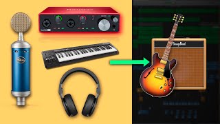 How To Connect Your Recording Gear To GarageBand GarageBand Tutorial [upl. by Aynna]