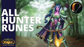 WoW SOD All Hunter Rune Locations Guide [upl. by Lanza]