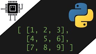 Matrizen in Python implementieren Listen  Lineare Algebra mit Python [upl. by Sandberg]