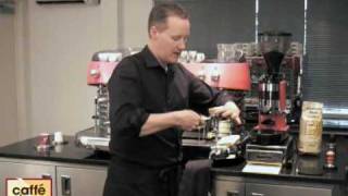 How to make an espresso  Barista Tips [upl. by Litnahs]