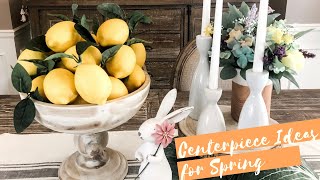 CENTERPIECE IDEAS FOR DINING TABLES  SPRING DECOR 2020 [upl. by Lletram]