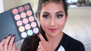 15 color concealer palette tutorial [upl. by Tema]