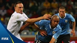 Uruguay v France  2010 FIFA World Cup  Match Highlights [upl. by Ilahsiav242]