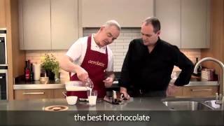 How to make a hot chocolate using an aerolatte milk frother [upl. by Anegal]