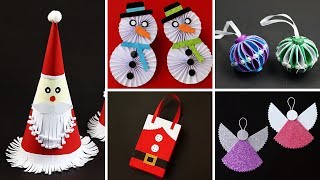 5 Easy Christmas Crafts Ideas For Christmas Decorations  DIY Christmas Decor [upl. by Anett977]