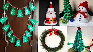 5 Easy Christmas Home Decoration IdeasChristmas Crafts Christmas Decoration Ideas [upl. by Ahseid]