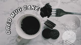 EASY 2 INGREDIENT OREO MUG CAKE ♡  ShayBrit [upl. by Attenor]