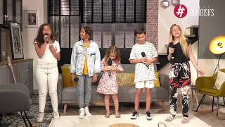 Kids United Nouvelle Génération  La tendresse en FB Live sur TéléLoisirs [upl. by Ynohtnael395]